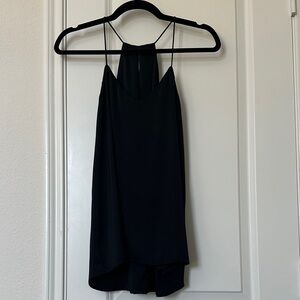 Express Elegant Black Spaghetti Strap Sleeveless Top